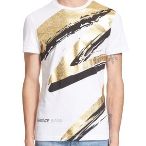 Foil Graphic T-Shirt VERSACE JEANS XL